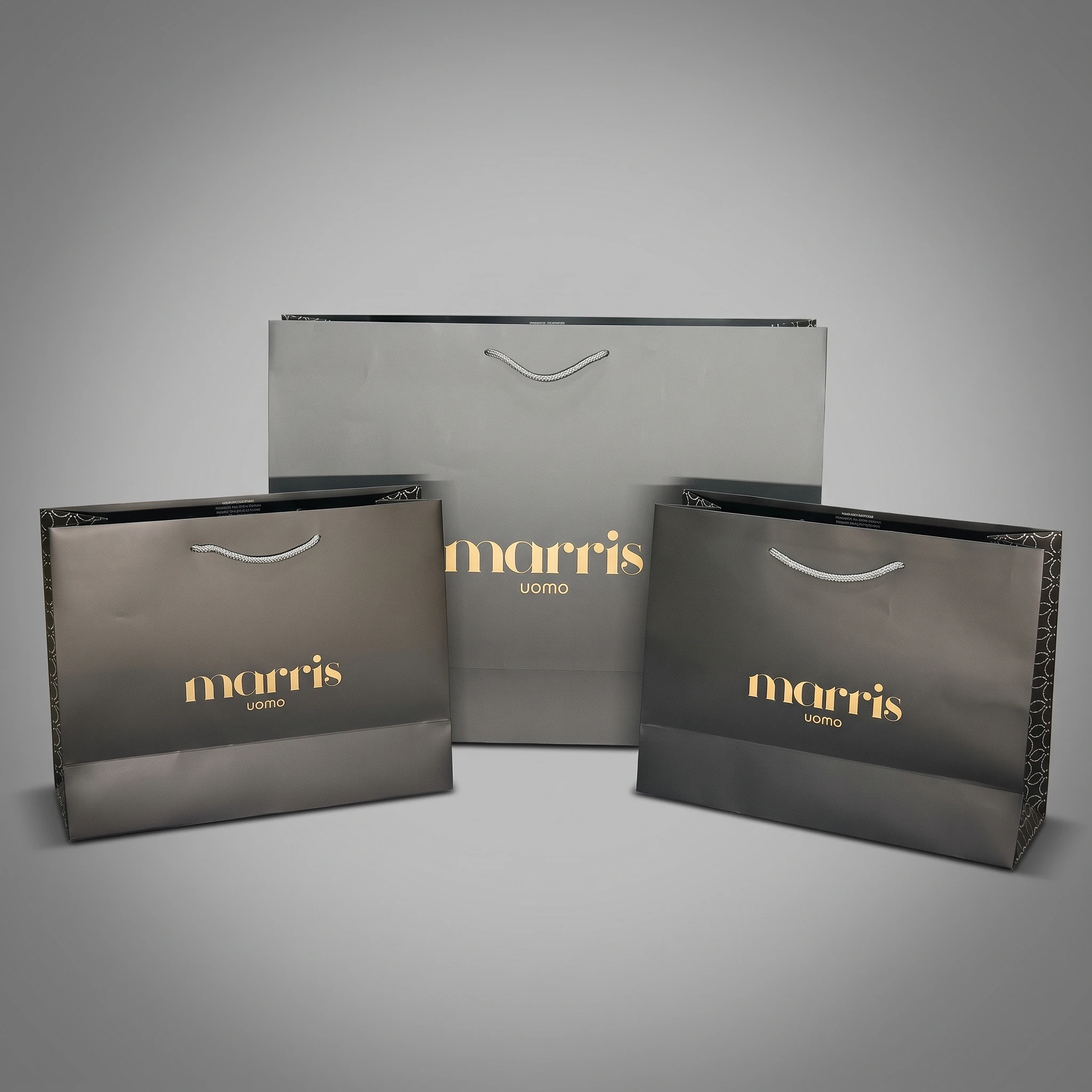 Χάρτινη σακούλα για ανδρικό κατάστημα — Morris | Laderos Bags