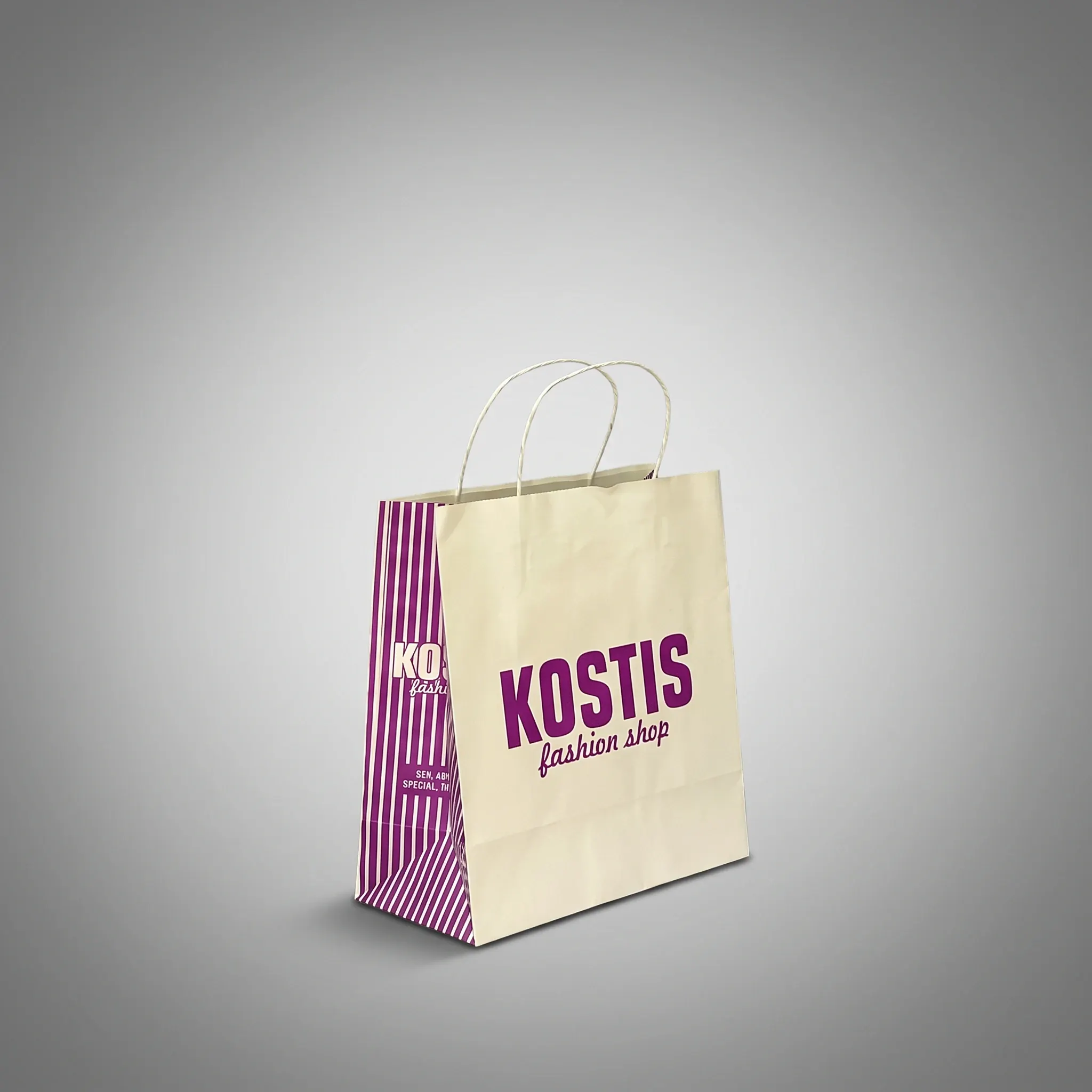 Οικολογική χάρτινη σακούλα — Kostis Fashion Shop | Laderos Bags