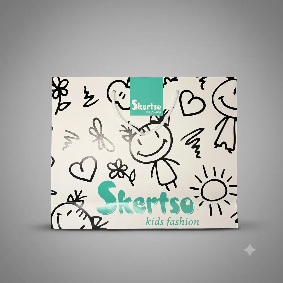 Paper bag for kids store — Skertso Kids Fashion | Laderos Bags