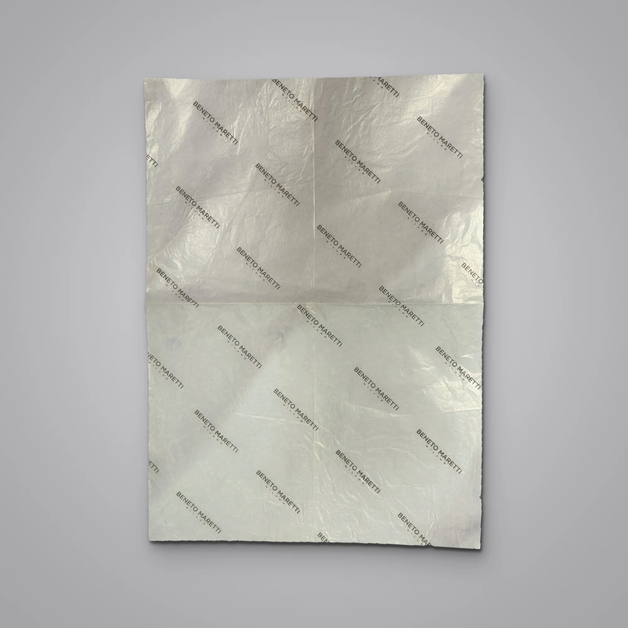 Tissue paper printed with a logo — Beneto Maretti | Laderos Bags
